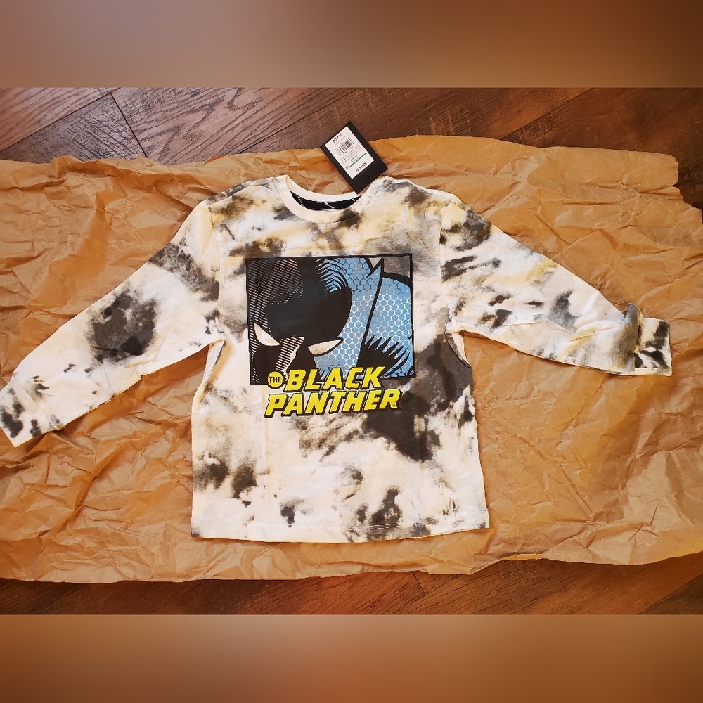 Art Class The Black Panther Kids Long Sleeve NWT! Size xs 4/5